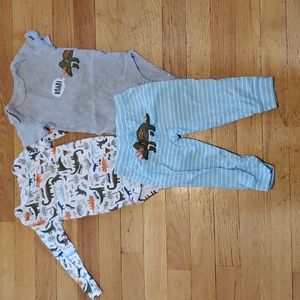 3 Piece Dinosaur Outfit, Carter's 18 Months